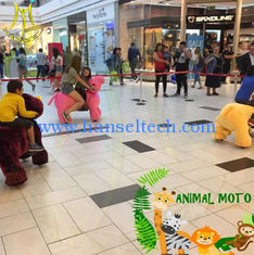 China Hansel amusement park coin operated kiddie electric ride on walking toy unicorn proveedor