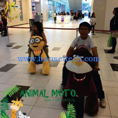 China Hansel amusement park battery powered walking stuffed animals proveedor