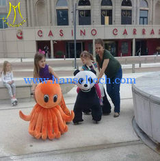 China Hansel  plush toys stuffed animals on wheels plush animal electric scooter proveedor