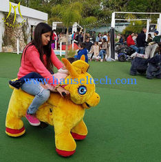 China Hansel  hot selling battery operated plush unicorn electric scooter ride on toy unicorn proveedor