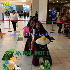 China Hansel children play game electronic coin operated ride on plush animals proveedor
