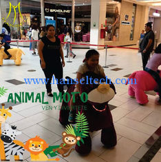 China Hansel amusement park games moving electric Plush Animal rides proveedor