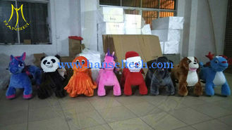 China Hansel entertainment battery stuffed animal kids electric rides on animal proveedor