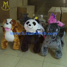 China Hansel amusement park games electric mountable plush motorized animal proveedor
