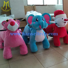 China Hansel hot selling battery operated coin electric ride on animals for mall proveedor