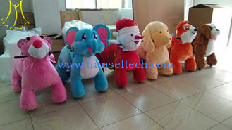 China Hansel amusement park electric stuffed battery ride animal car for children proveedor