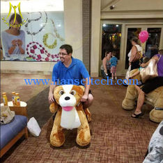 China Hansel amusement chinese electronic toys ride on plush motorized animals proveedor