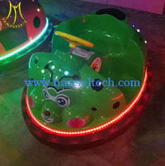 China Hansel 2018 fast profit plastic bumper cars with lights amusement ride from factory proveedor