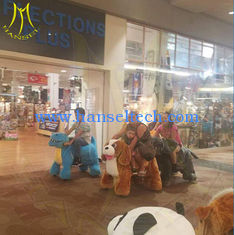 China Hansel amusement kids walking battery operated ride on unicorn for mall proveedor