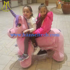 China Hansel indoor playground walking battery operated ride on plush toy horse proveedor