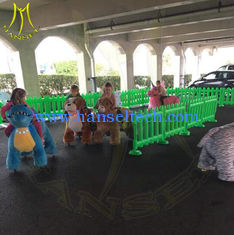 China Hansel amusement park battery operated ride on electric animal scooter proveedor