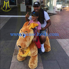 China Hansel amusement kids plush stuffed electric battery operated ride on animals proveedor
