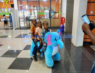 China Hansel 2019 coin operated mountable animal electric ride in mall for children proveedor