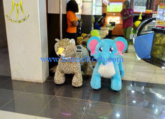China Hansel  electric children car carnival games shopping mall motorized stuffed animals proveedor