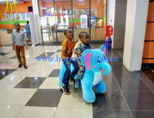 China Hansel  shopping mall plush walking animal scooter ride on animal toy animal robot for sale proveedor