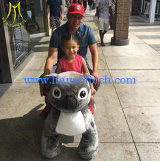 China Hansel amusement  moving stuffed mountable riding animals for park proveedor