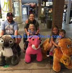 China Hansel amusement park electric walking battery kids electric rides on animal proveedor