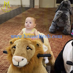 China Hansel coin operated indoor rides walking plush electric animal scooters proveedor