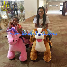 China Hansel  indoor playground battery operated plush animal stuffed rides proveedor