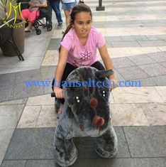 China Hansel electric walking stuffed coin operated children ride on animal toy car proveedor