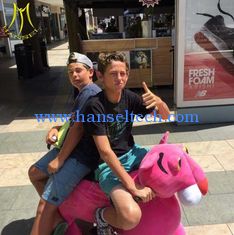 China Hansel entertainment electric walking kids unicorn motorized plush animal proveedor