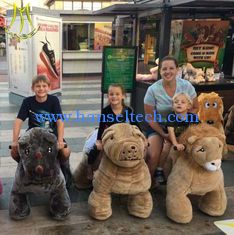 China Hansel amusement fun game machine children electric animal battery car proveedor