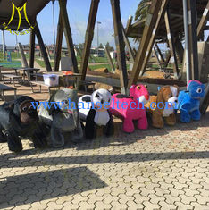 China Hansel coin operated electric plush kids ride on pony toy for mall proveedor