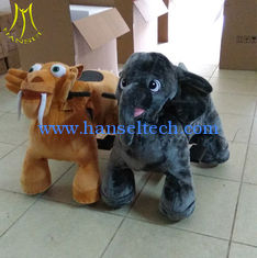 China Hansel commercial animal electric ride on walking plush elephant renting in mall coin ride proveedor