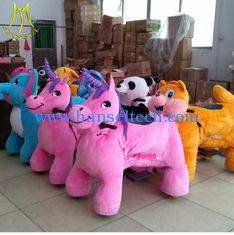 China Hansel  rideable animal on toys for mall ride plush electrical animal toy cars proveedor