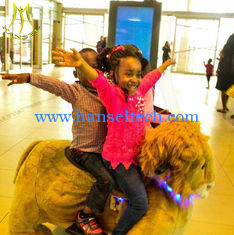 China Hansel amusement park electric kids motorized plush motorized riding animals proveedor