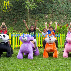 China Hansel amusement park electric coin operated walking motorized operated animal proveedor