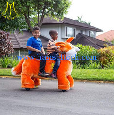 China Hansel amusement children game electric walking motorized plush animal proveedor