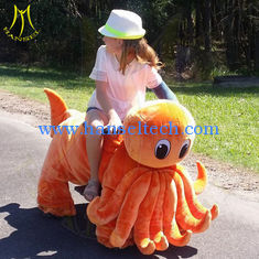China Hansel outdoor park unicorn motorized plush animal rocking horses for adults proveedor