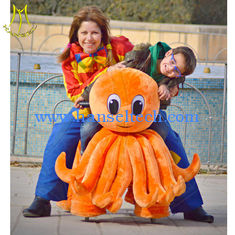 China Hansel amusement plush kid riding octopus toy motorized animal toy rides proveedor