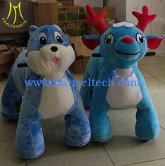 China Hansel amusement coin operated walking stuffed animals electric rides proveedor