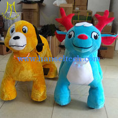 China Hansel amusement park game machine stuffed walking animal kids riding toys proveedor