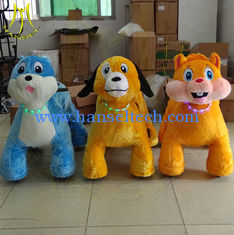 China Hansel amusement commercial games electric walking stuffed animal toy ride proveedor