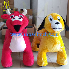 China Hansel amusement park walking coin operated plush mountable animal rides proveedor