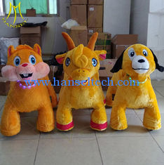 China Hansel amusement games walking stuffed coin operated mountable animal proveedor