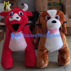 China Hansel amusement electric plush toys coin operated kiddie rides for park proveedor