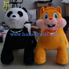 China Hansel amusement toy battery operated walking stuffed ride on stuffed animals proveedor