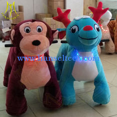 China Hansel indoor playground battery operated ride on plush motorized animals proveedor