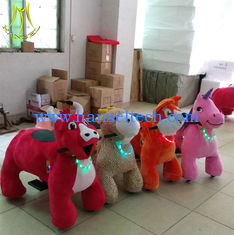 China Hansel commercial mall rideable animal electric ride on unicorn with non coin for rental parties proveedor