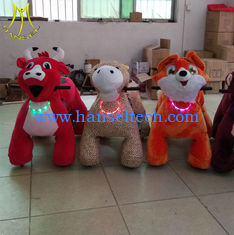 China Hansel  hot sale  electric mountable plush motorized animal for shopping mall proveedor