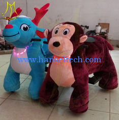 China Hansel amusement electric game machine kids stuffed ride on walking animals proveedor