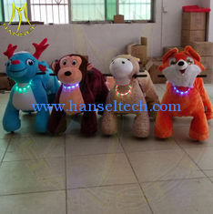 China Hansel coin operated game machine electric kids ride on furry animal proveedor