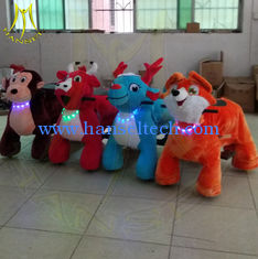 China Hansel amusement park playground ride on plush animal electric scooter proveedor