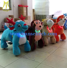 China Hansel shopping mall electric mountable animal plush ride on toys proveedor