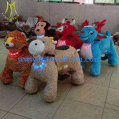 China Hansel shopping mall moving electronic large plush ride on toy proveedor