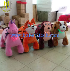 China Hansel wholesale battery coin operated animal car for mall 4 wheels animal bikes proveedor